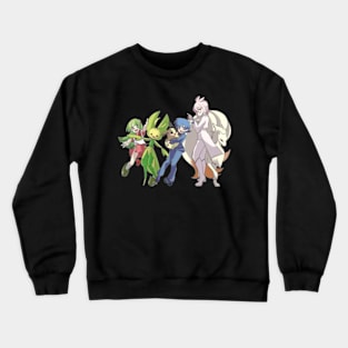 Pocket Devil Trio Students Crewneck Sweatshirt